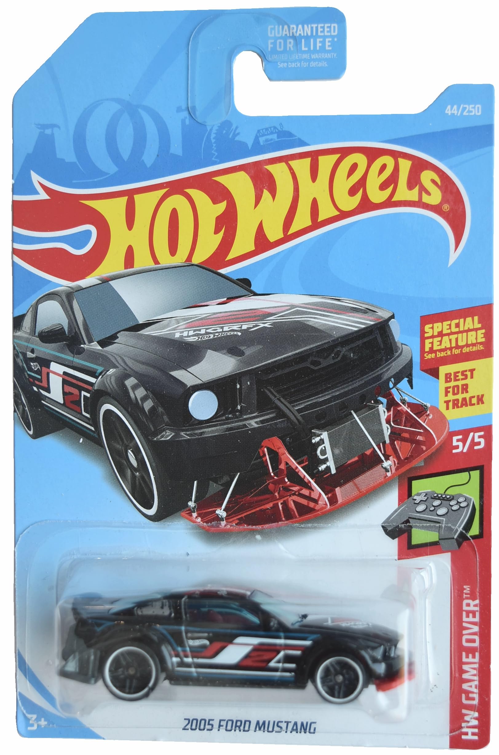 Amazon.com: Hot Wheels 2005 Ford Mustang, Game Over 5/5 [Black] 44